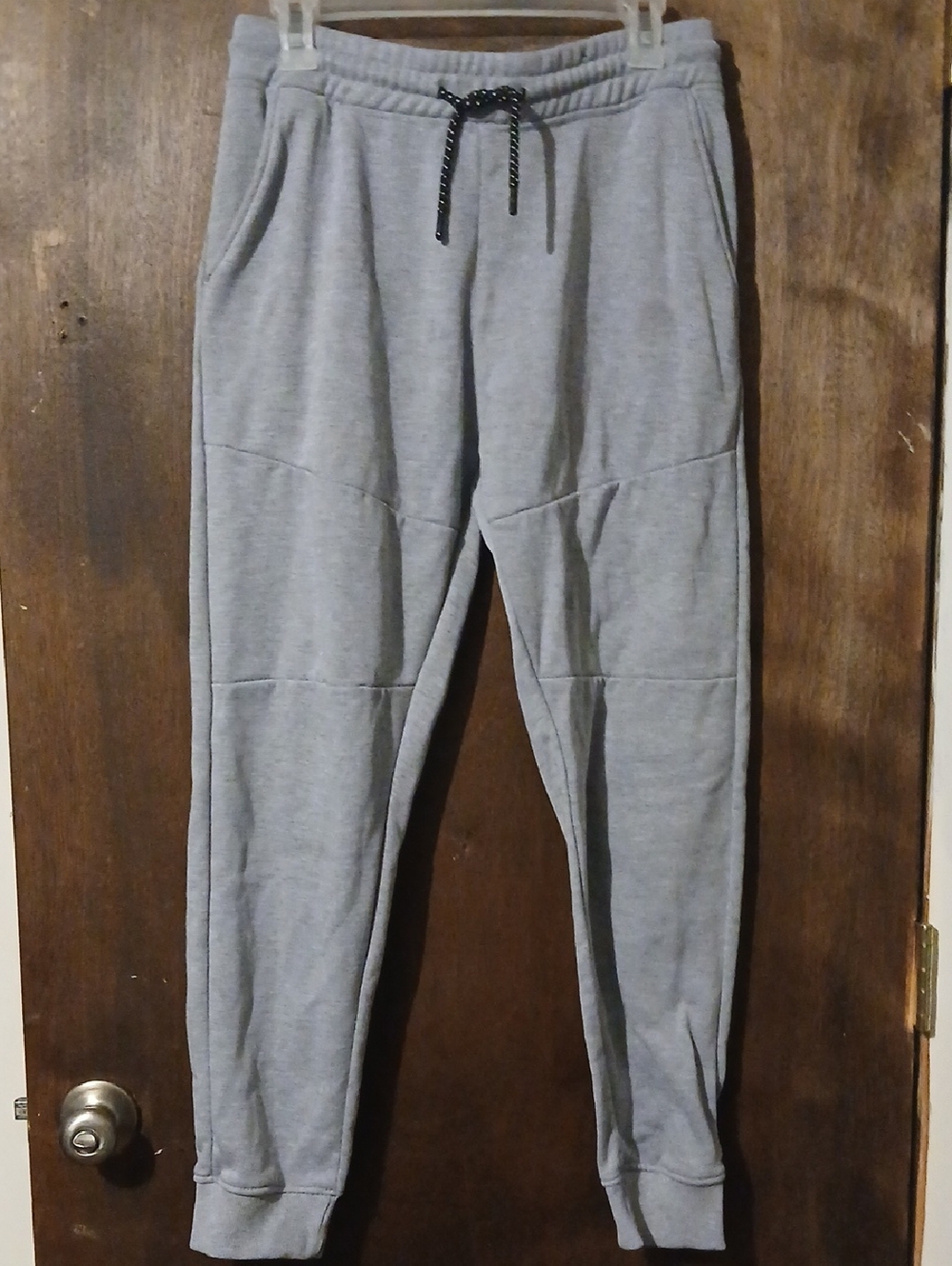 Men's Gray Jogger Sweatpants with Drawstring